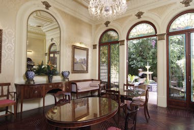 Hotel Palacio Ca Sa Galesa Mallorca lounge communal seating area ornate traditional décor