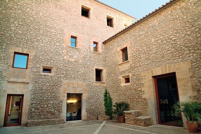 Son Brull Mallorca hotel exterior large stone building