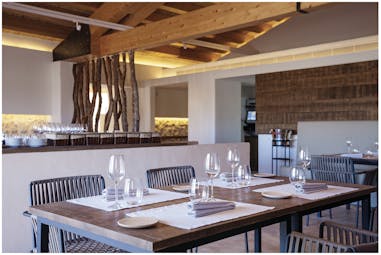Torralbenc Menorca restaurant indoor dining area elegant décor