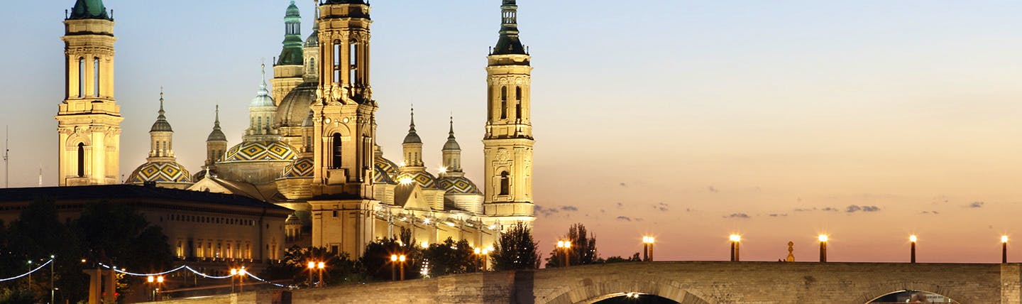 Spires of the Zaragoza basilica