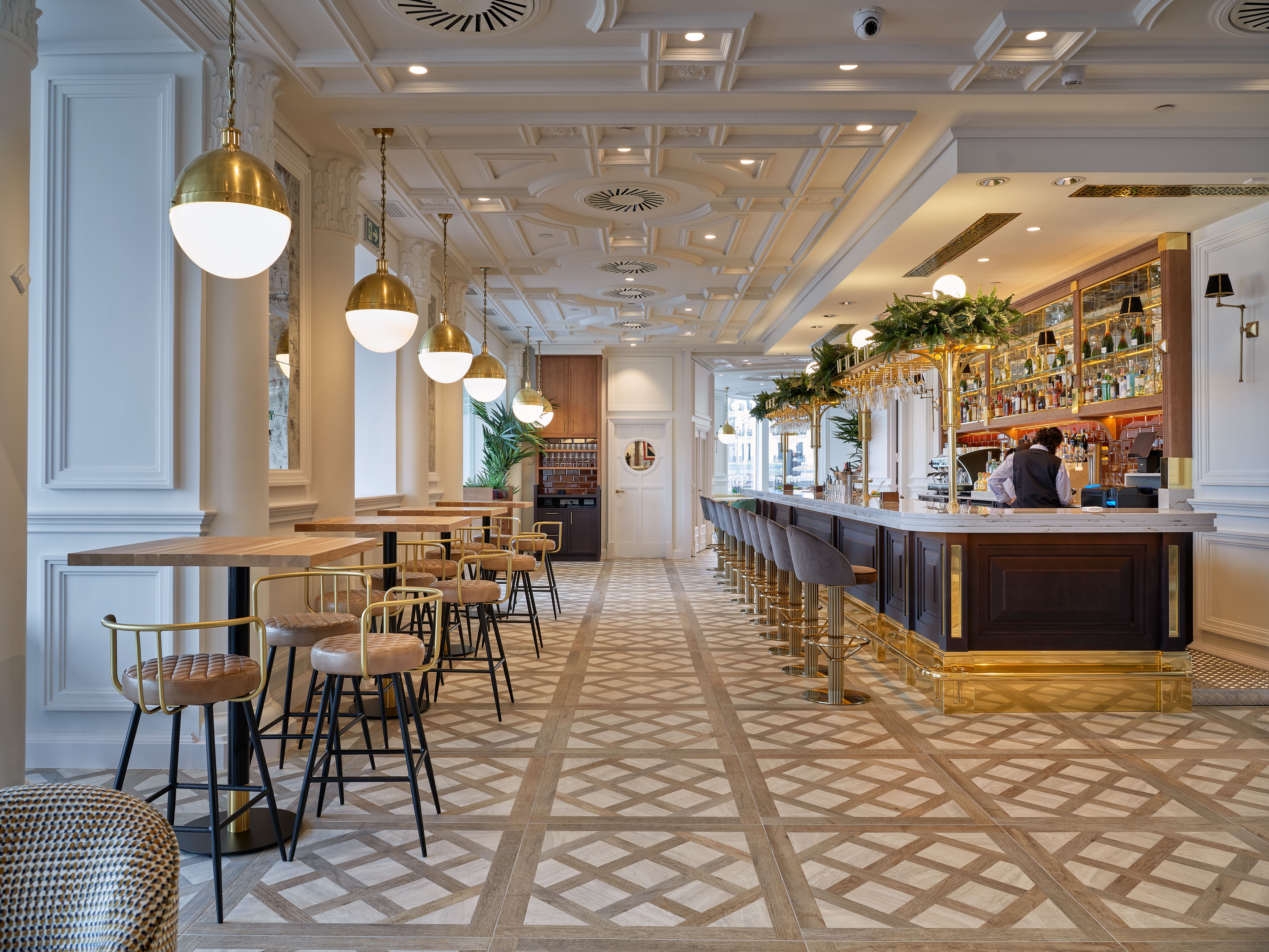 Plush hotel on the beach in San Sebastian