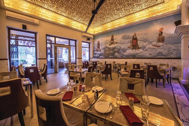 Casa Colombo Sri Lanka restaurant indoor dining area ornate décor