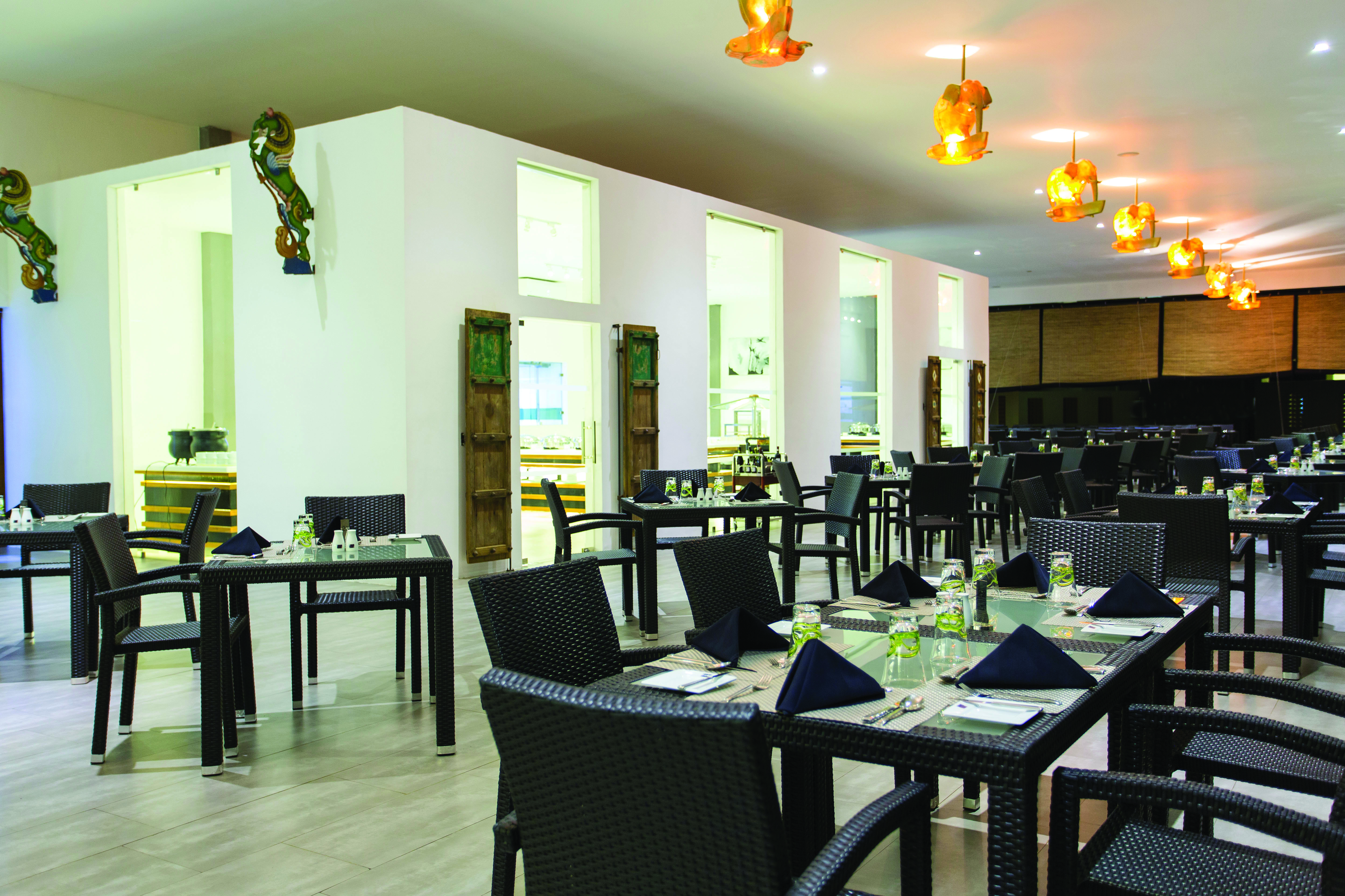 Aliya Sri Lanka restaurant indoor dining area modern décor