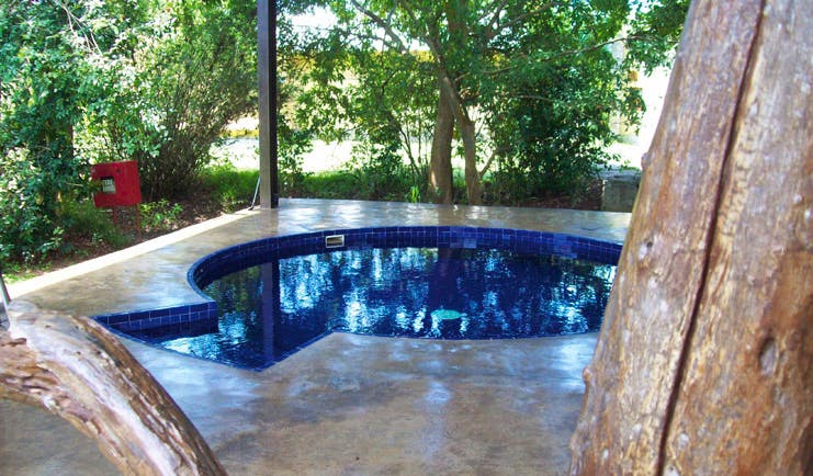 The Elephant Corridor Sri Lanka outdoor pool small circular pool surrounded by trees