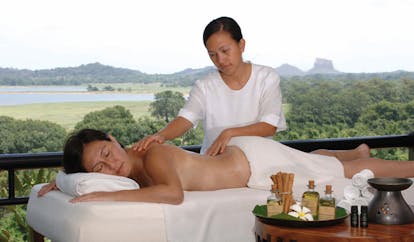 Heritance Kandalama Sri Lanka outdoor massage six senses spa