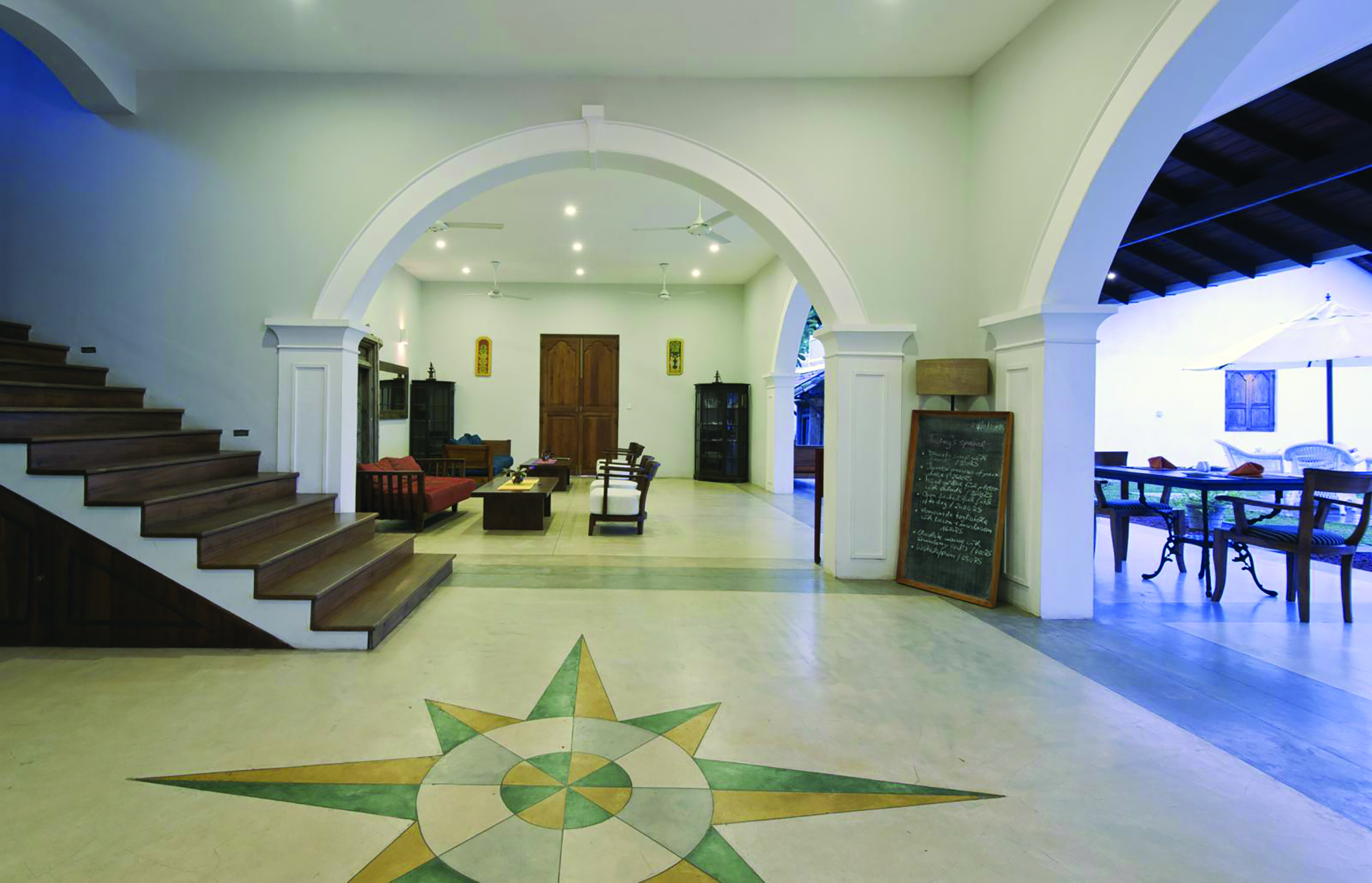 Amaloh by Jetwing Sri Lanka poolside sun loungers trees pond elephant statue