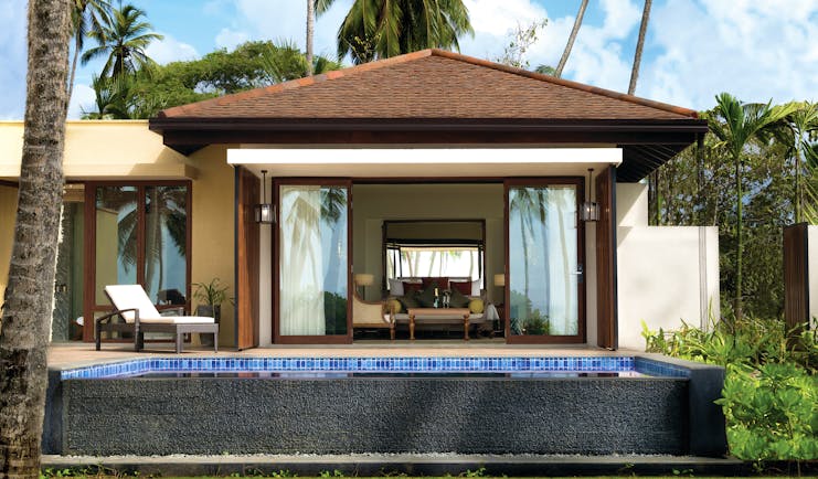 Anantara Peace Haven Tangalle Sri Lanka villa exterior private terrace and pool bedroom