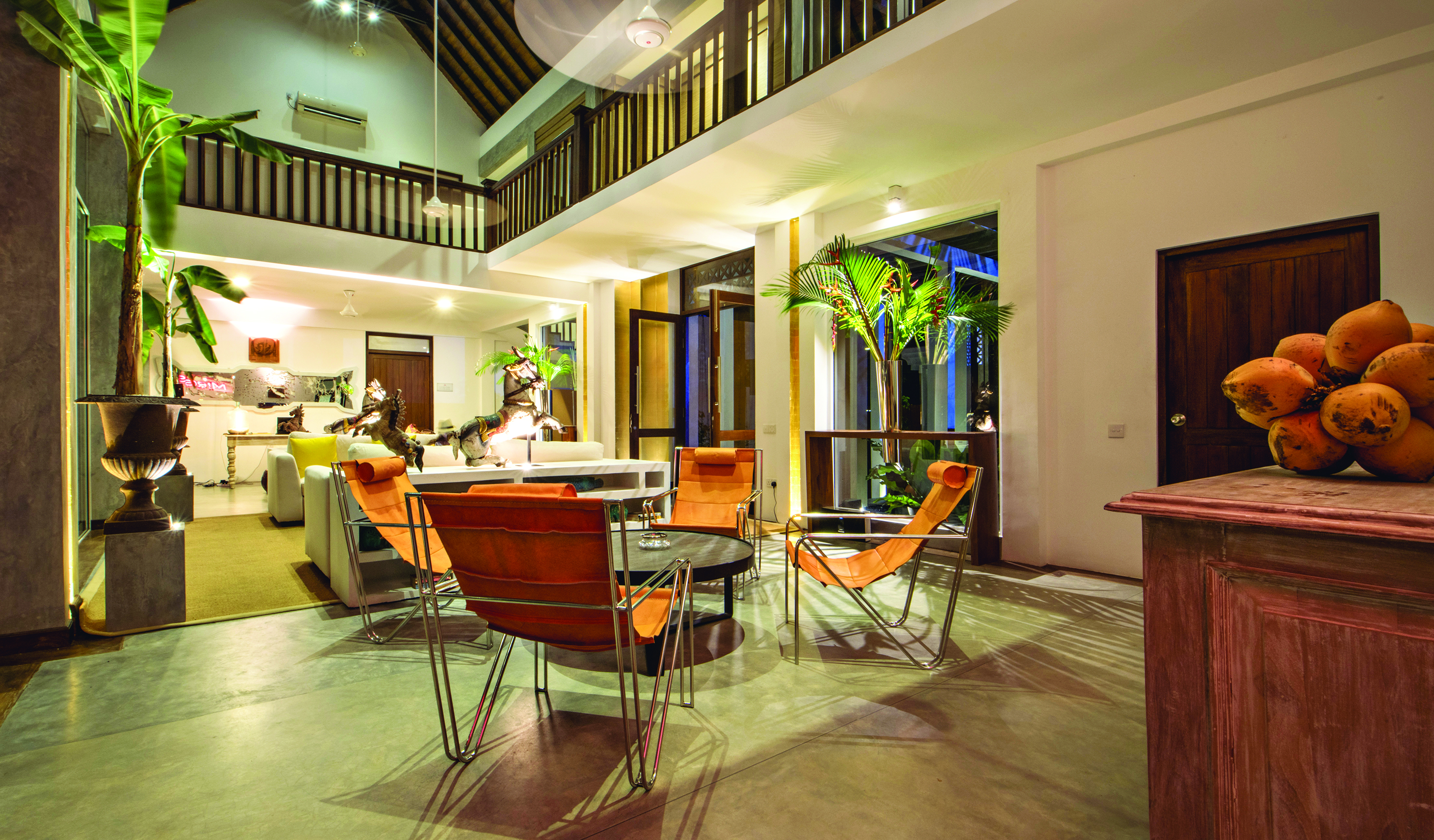 Casa Colombo Mirissa Sri Lanka lobby indoor seating modern décor