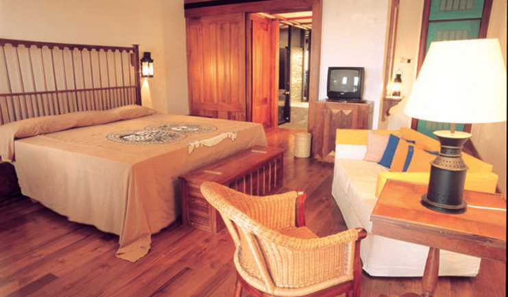 Jetwing Lighthouse Sri Lanka bedroom traditional rustic decor