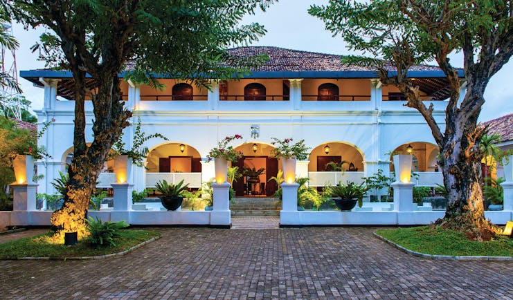 Tamarind Hill Sri Lanka exterior hotel building trees patio