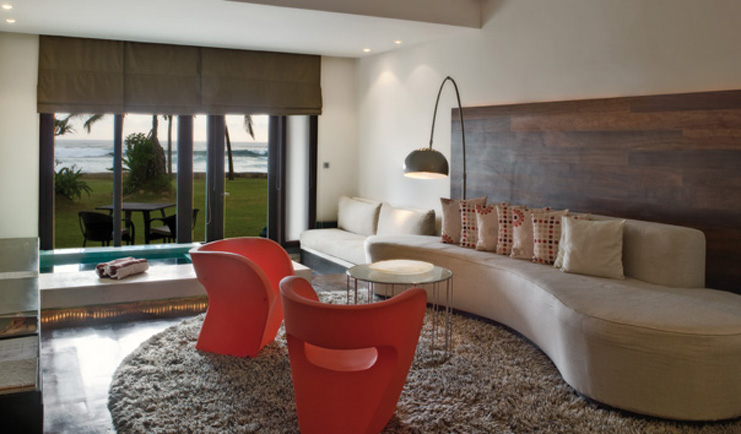 The Fortress Sri Lanka loft lounge sofa area private indoor pool garden terrace ocean view