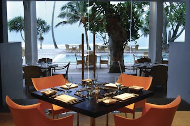 The Fortress Sri Lanka restaurant with pool and sea view