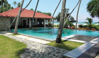 Weligama Bay Resort Sri Lanka garden pool bungalow outdoor pool sea view