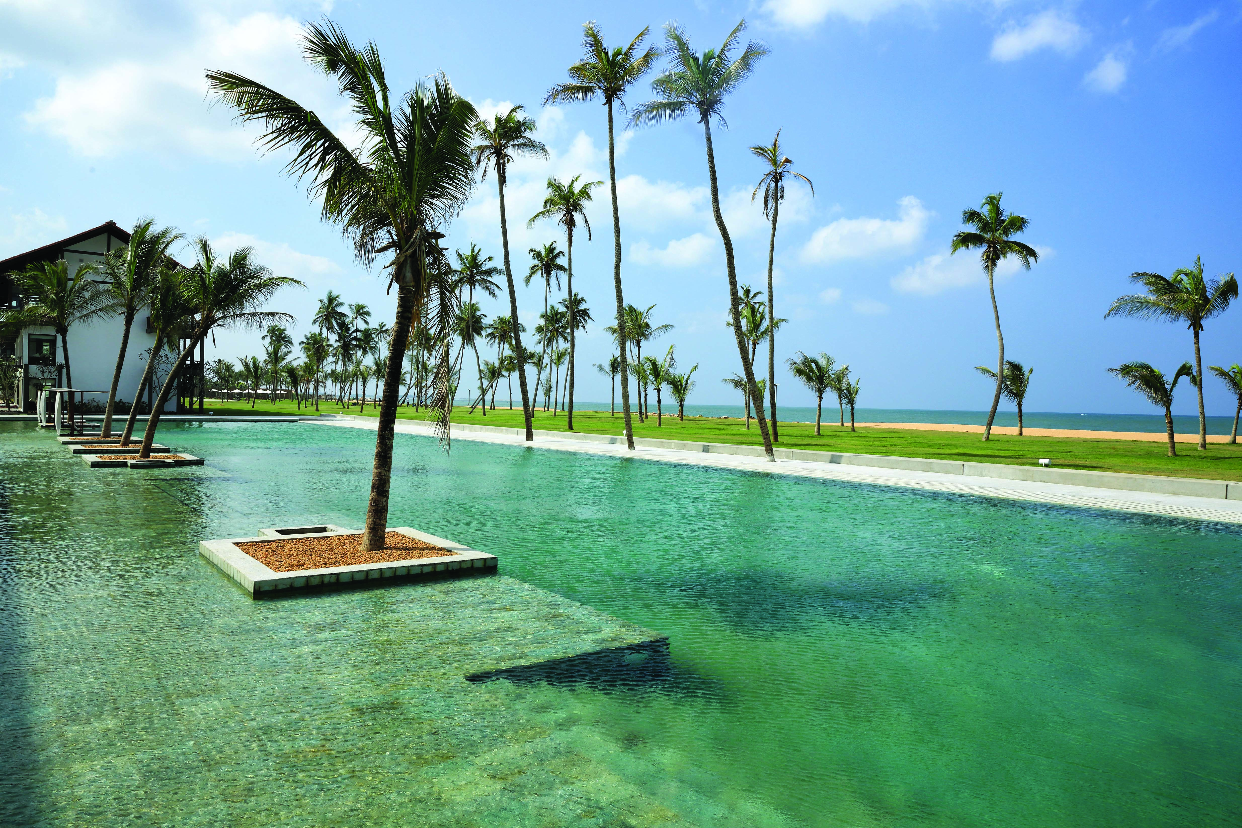 Anantaya Chilaw Resort Sri Lanka pools palm trees overlooking beach
