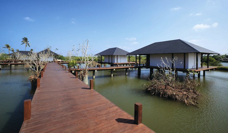 Anantaya Chilaw Resort Sri Lanka spa exterior villas walkway over water