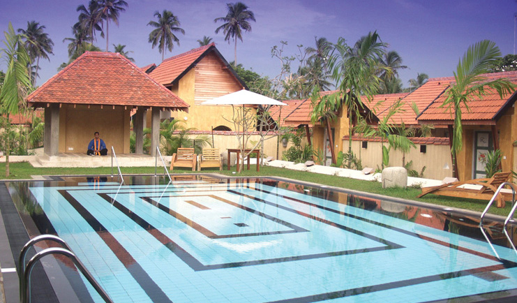 Ayurveda Pavilions Sri Lanka outdoor pool buildings loungers yoga pavilion