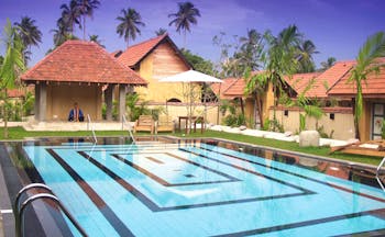 Ayurveda Pavilions Sri Lanka outdoor pool buildings loungers yoga pavilion