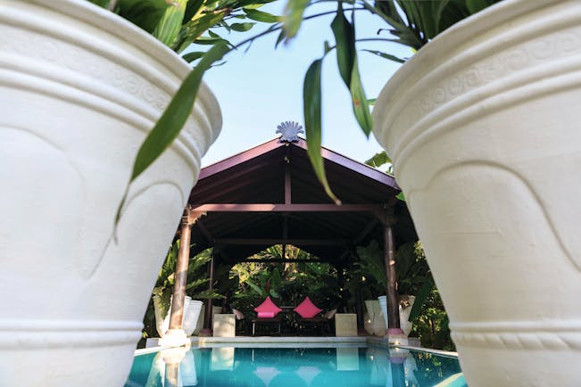 Casa Heliconia Sri Lanka pool chairs covered terrace