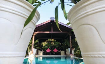 Casa Heliconia Sri Lanka pool chairs covered terrace