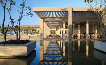 Amaya Beach Resort Sri Lanka exterior water feature modern architecture