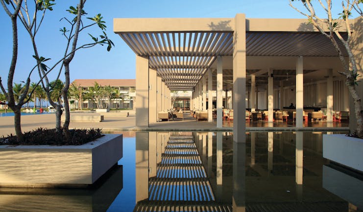 Amaya Beach Resort Sri Lanka exterior water feature modern architecture