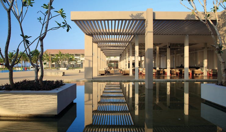 Amaya Beach Resort Sri Lanka exterior water feature modern architecture
