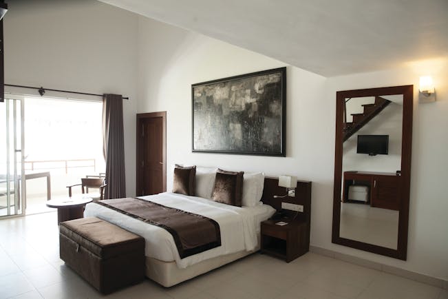 Anilana Pasikuda loft bedroom bed modern décor private terrace