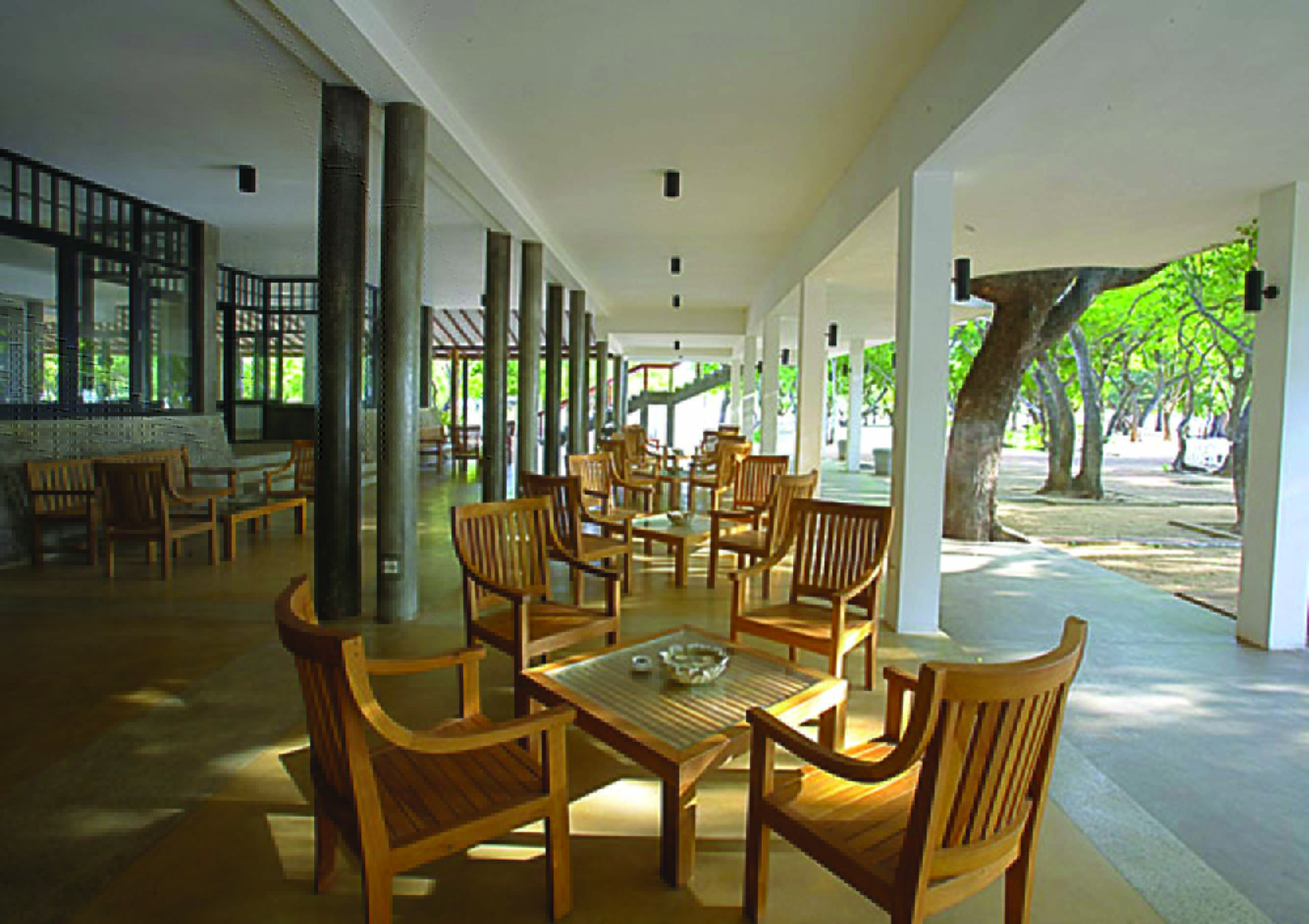 Nilaveli Beach Hotel Sri Lanka dining outdoor terrace garden views