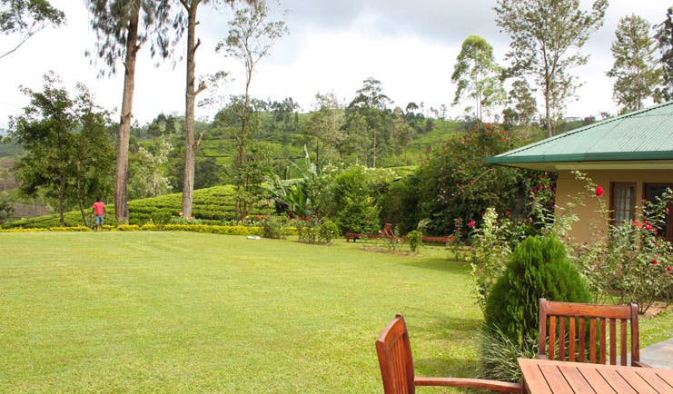 Ceylon Tea Trail Sri Lanka bungalow garden lawns forest flowers