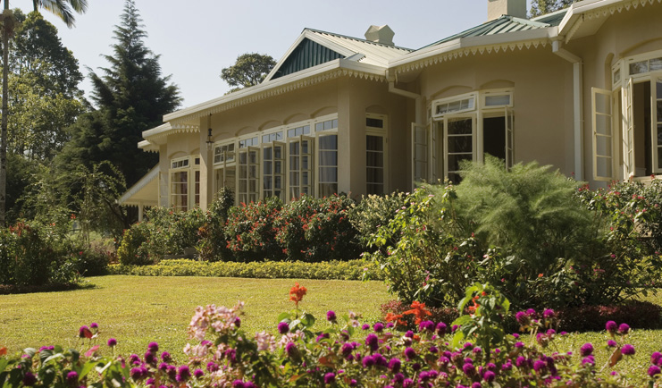 Ceylon Tea Trail Sri Lanka Castlereagh exterior bungalow and gardens