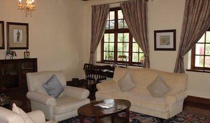 Ceylon Tea Trail Sri Lanka sitting room with traditional decor