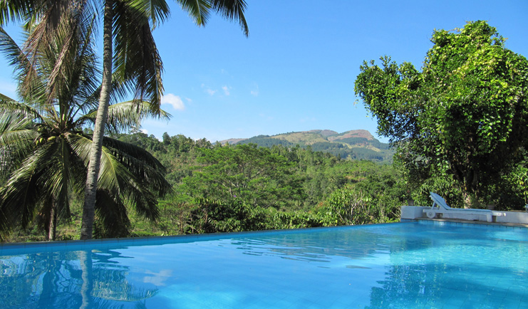 Ellerton Sri Lanka infinity pool forest and mountain view