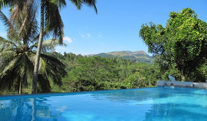 Ellerton Sri Lanka infinity pool forest and mountain view