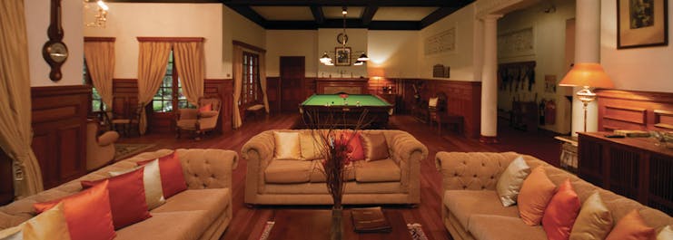 Governor's Mansion Sri Lanka lounge communal indoor seating area billiard table