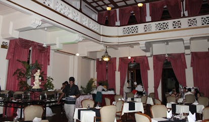 Hotel Suisse Sri Lanka indoor dining room traditional decor 