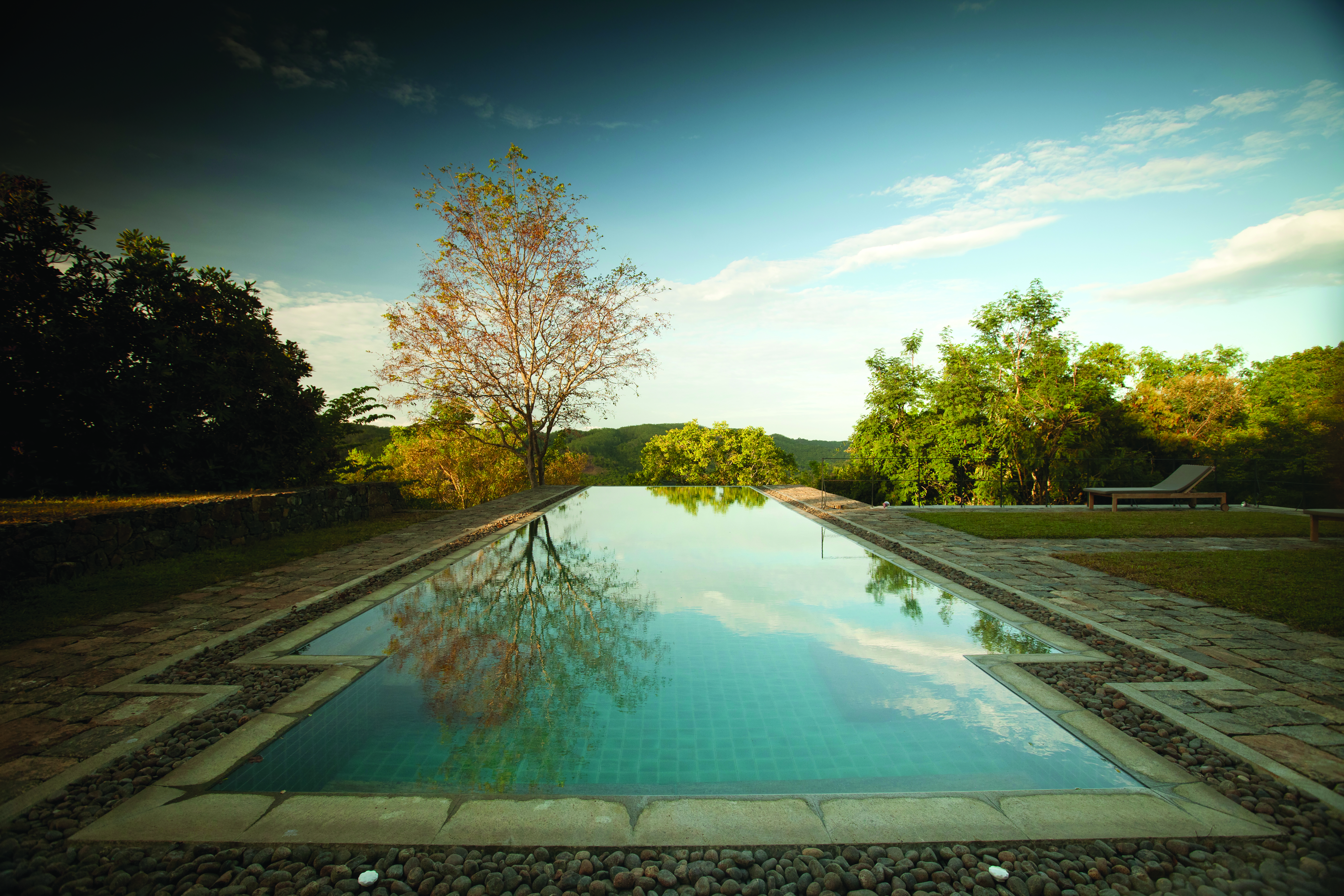 Living Heritage Sri Lanka infinity pool  lawns countryside surrounds