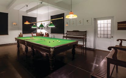 Taylor's Hill Sri Lanka games room billiard table elegant décor