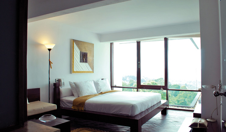 Theva Expressions Sri Lanka bedroom panoramic view of forest