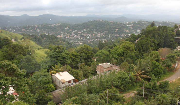 Theva Expressions Sri Lanka view of forest villages and mountains 