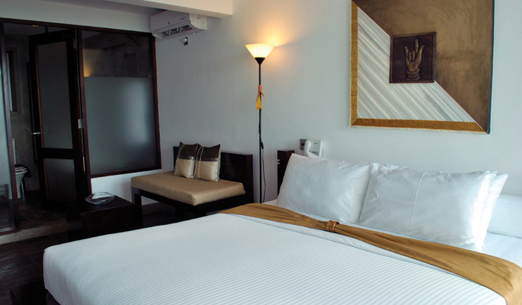 Theva Expressions Sri Lanka white bedroom modern artwork of traditional buddha hand