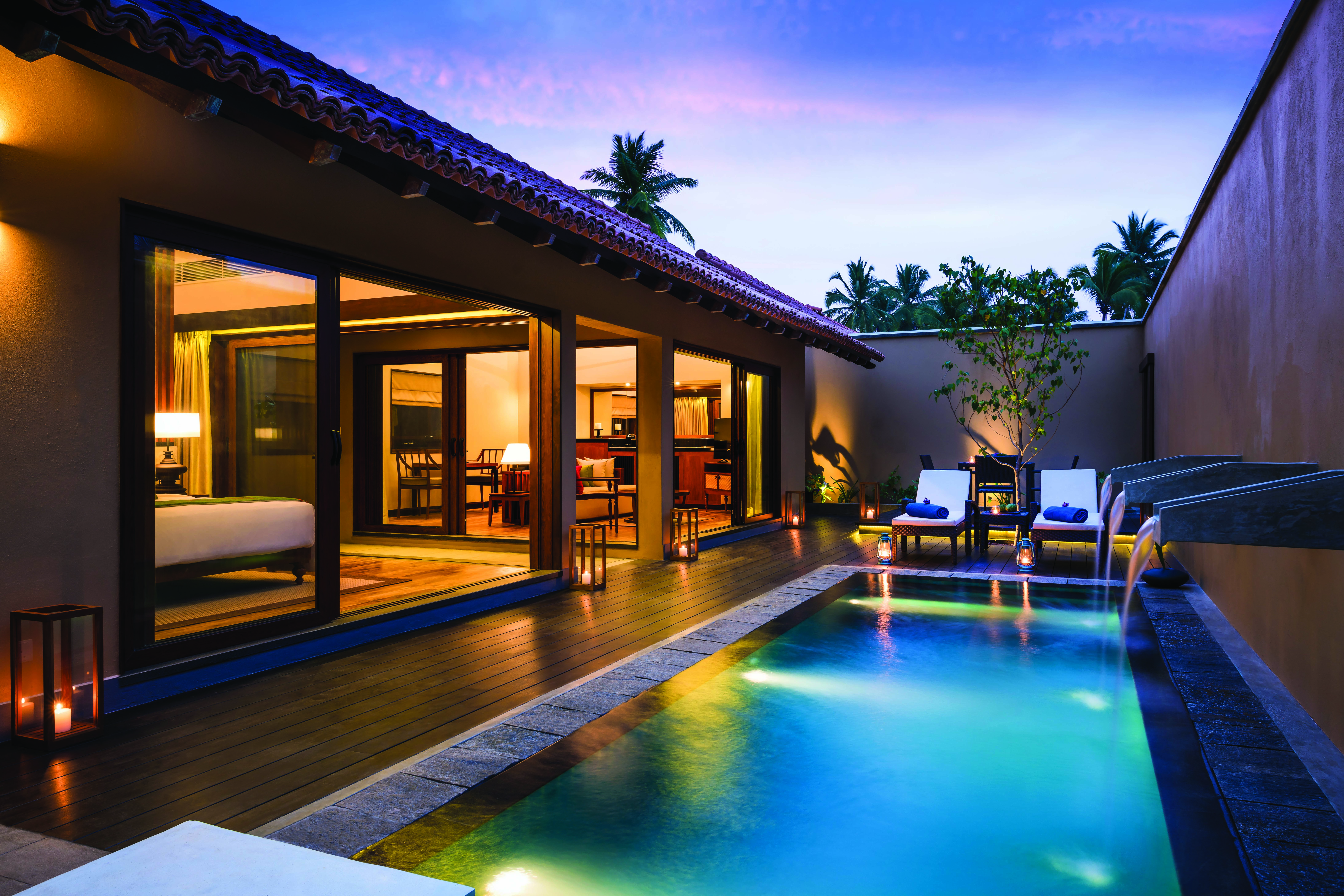 Anantara Kalutara Sri Lanka pool villa private pool sun loungers private enclosed terrace