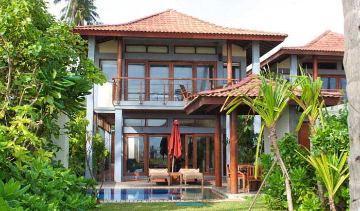 Serene Pavilions Sri Lanka ocean pavilion exterior private pool terrace