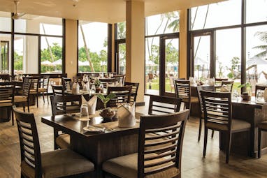 Shinagawa Beach Sri Lanka restaurant indoor dining area modern décor